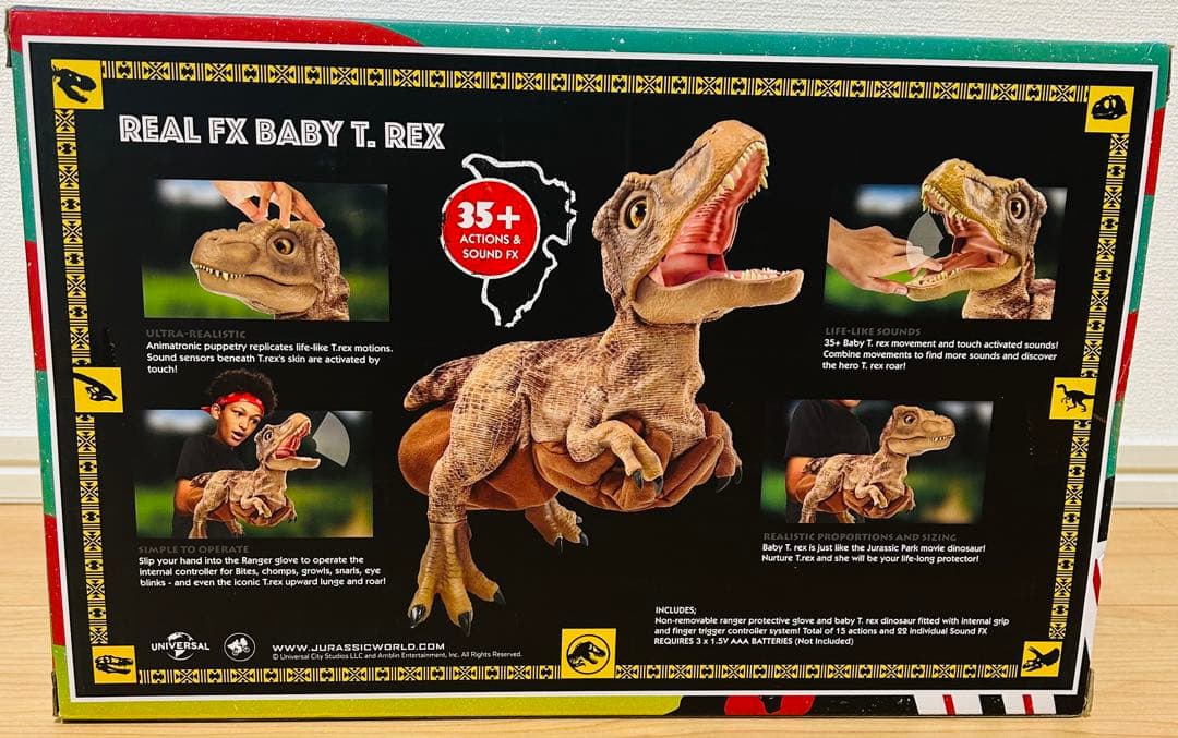 新品未開封　REAL FX BABY T.REX ジュラシックパーク