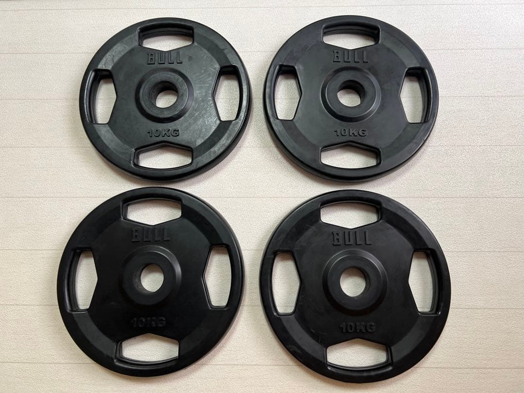 BULL ラバープレート　5KG 4枚セット