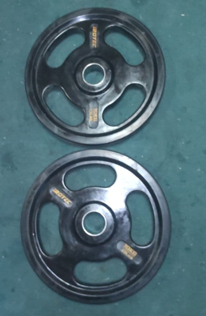 オリンピック プレート アイロテック 10kgプレート2枚