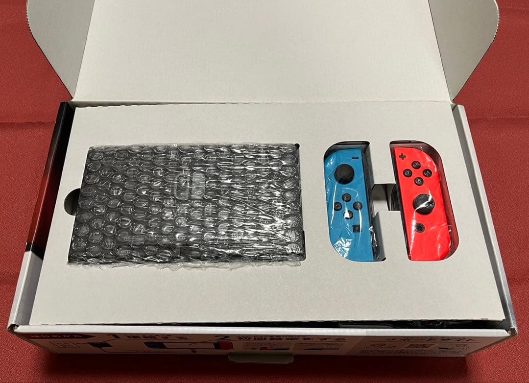 Nintendo Switch 本体 joycon赤/青 箱付き
