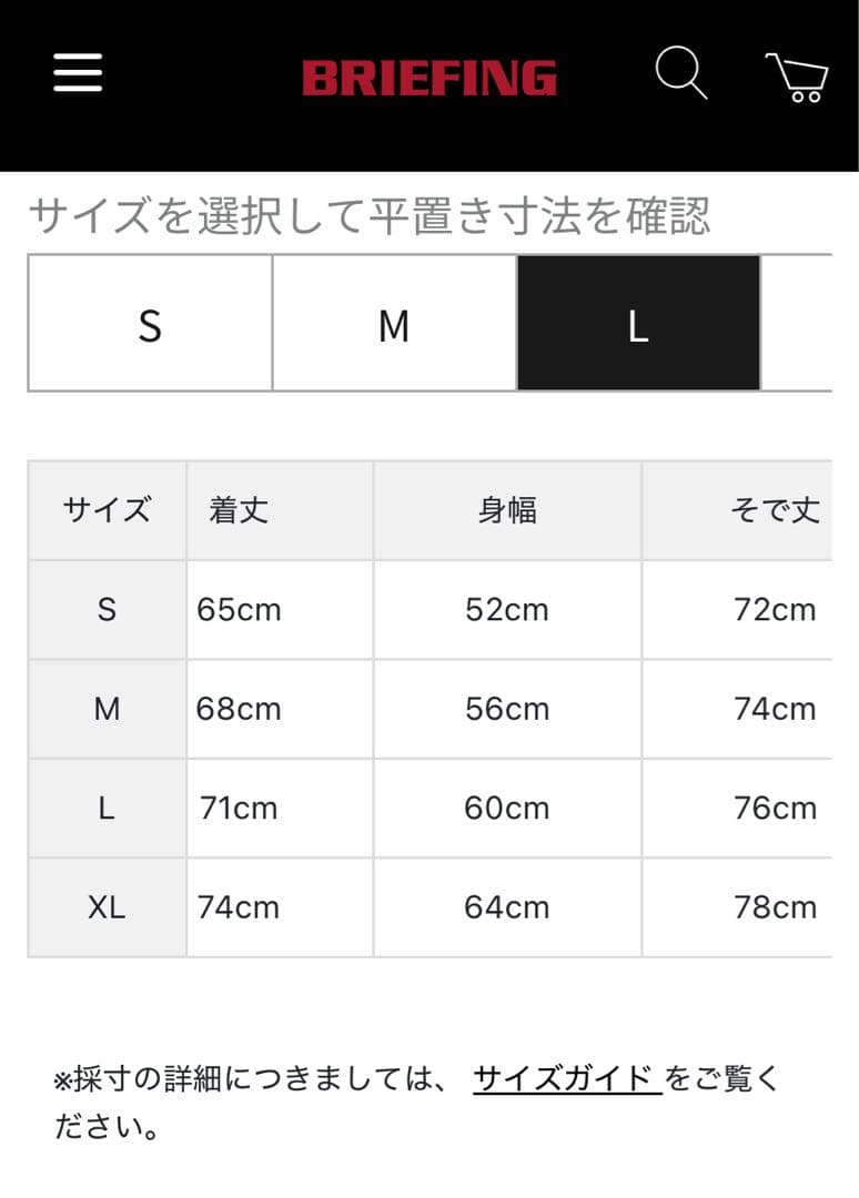 ブリーフィング ブルゾン