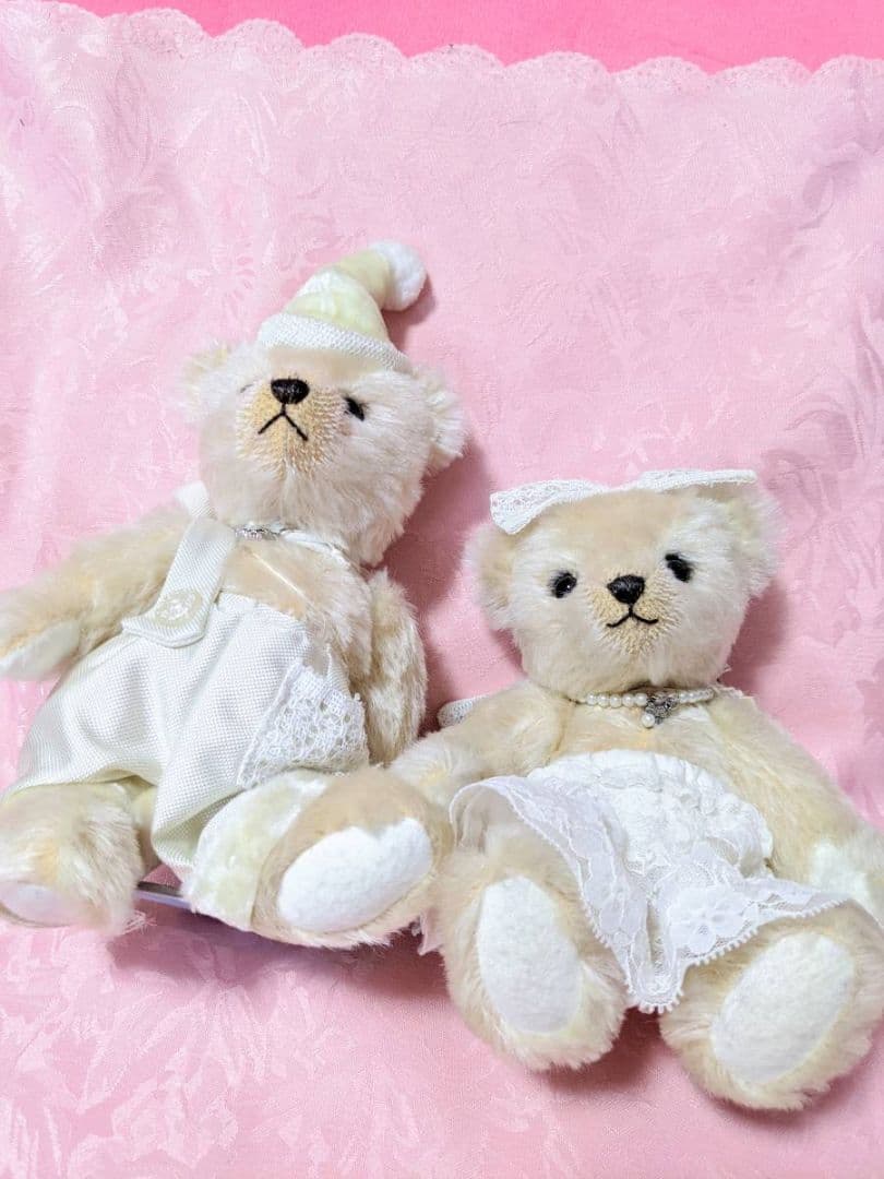 テディベア作家♥丸山いくこ♥テディベア♥ウェディングベア♥ぬいぐるみ♥世界で一体