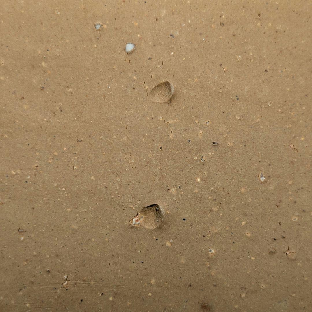 伊勢崎紳 備前焼 角皿 共箱共布栞 食器 緋襷 中皿 盛り皿 四方皿 和食器