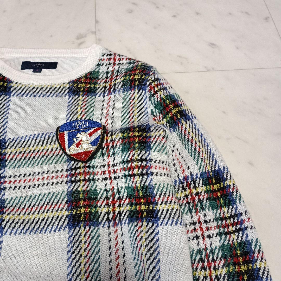 Callaway キャロウェイ ニットセットアップ チェック柄 Ｓ