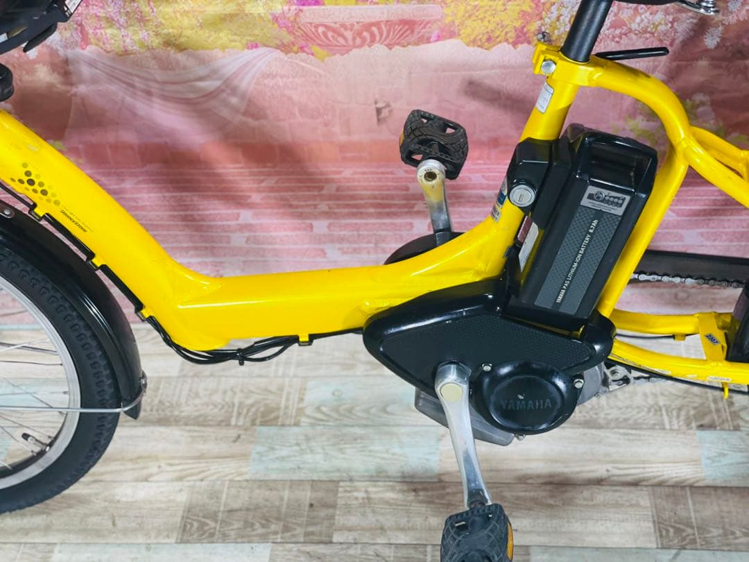 K2307 電動自転車ヤマハ子供乗せ 20インチ イエロー 8.9Ah