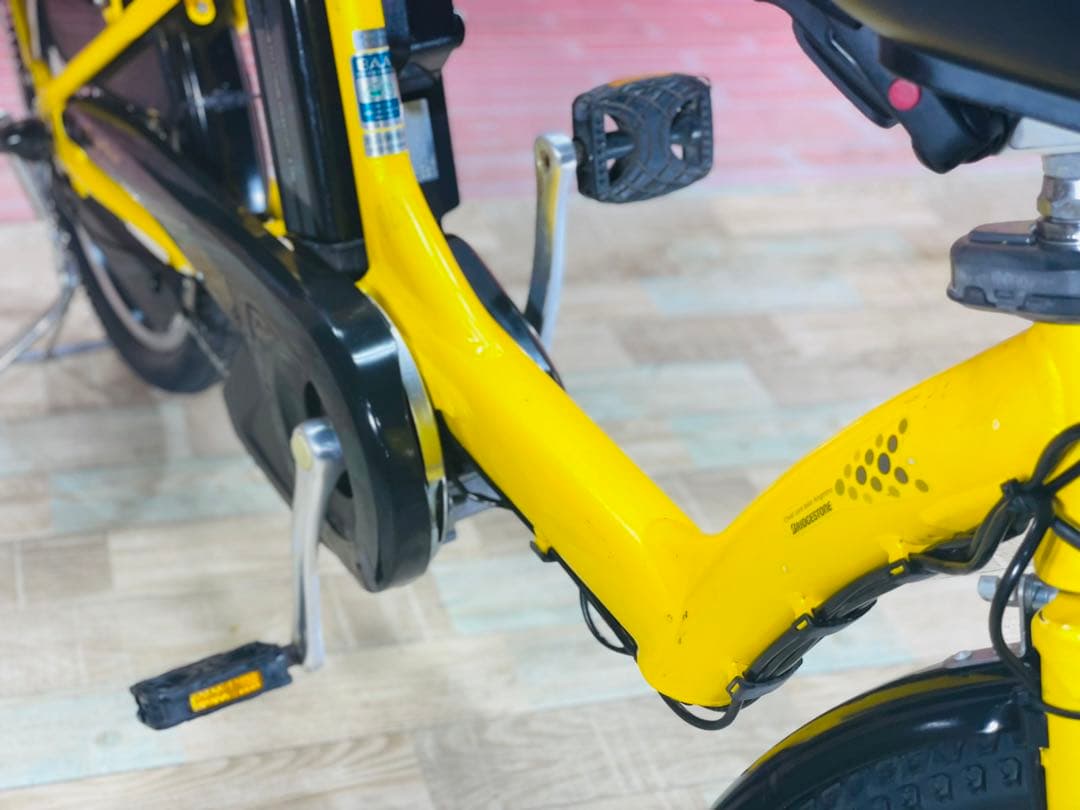 K2307 電動自転車ヤマハ子供乗せ 20インチ イエロー 8.9Ah