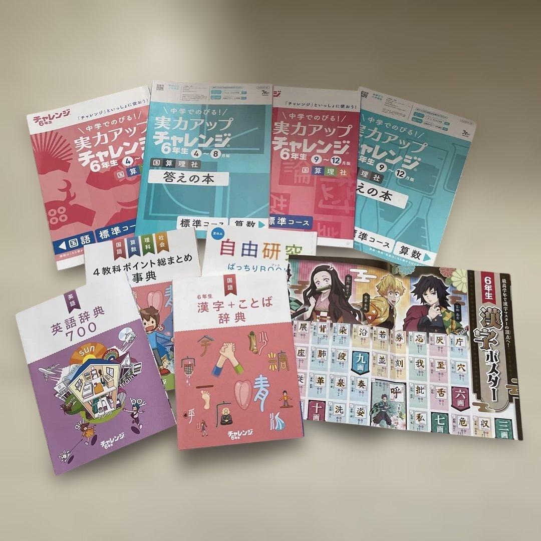 チャレンジ 6年生　1年分　記入なし