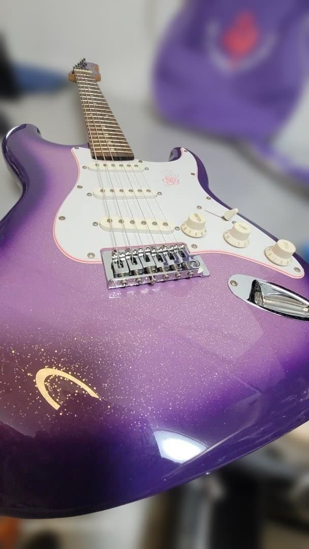 超美品★Gypsy Rose ストラトキャスター パープル★ケース付き