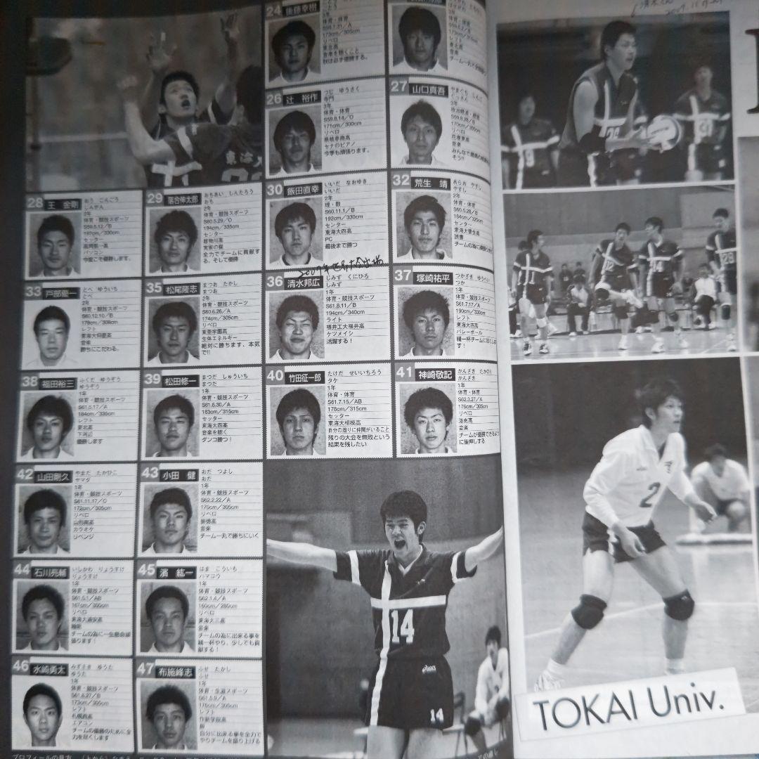 関東大学バレーボールリーグ戦 選手写真集
