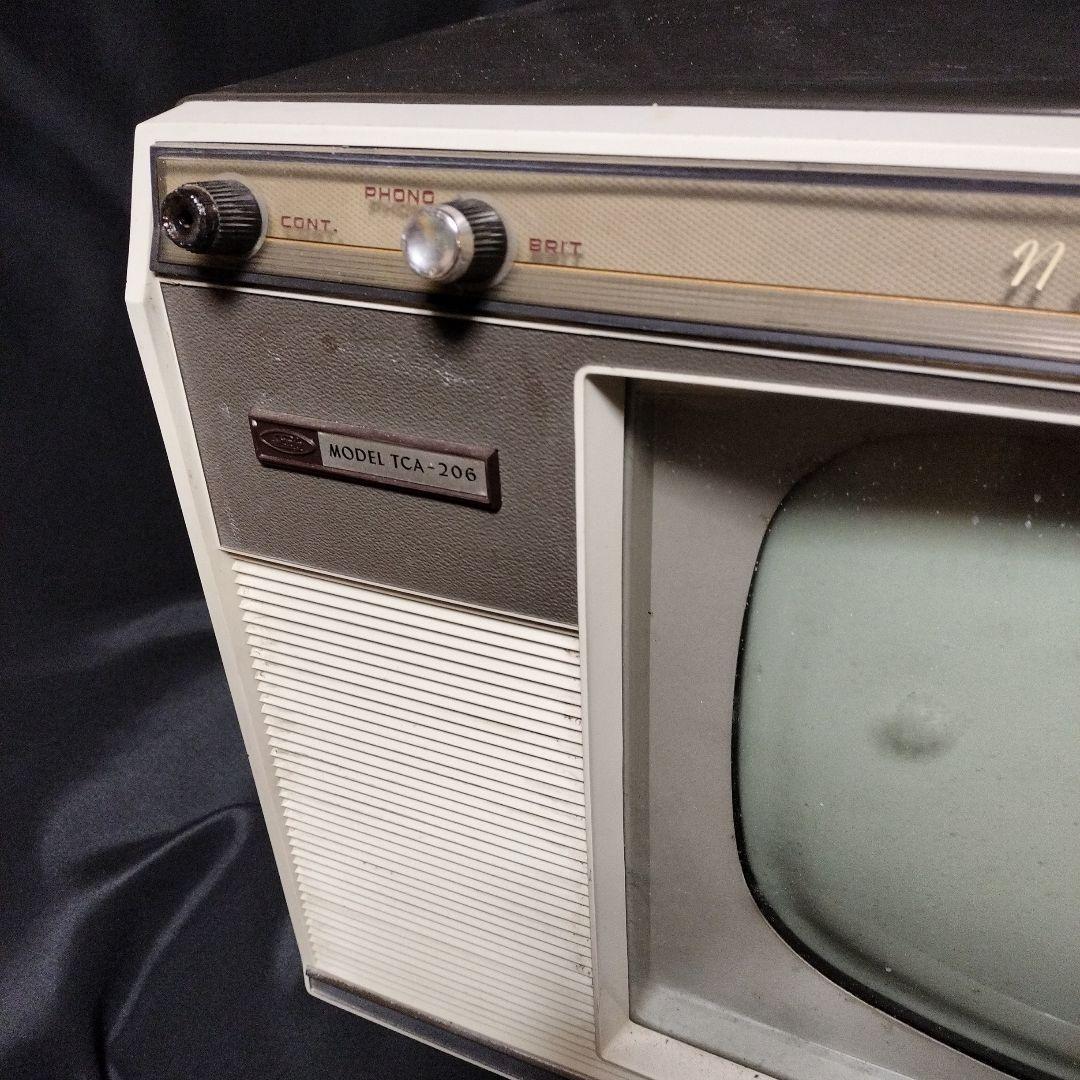 シャープ 真空管テレビ 昭和レトロ 脚付 SHARP 白黒テレビ ブラウン管