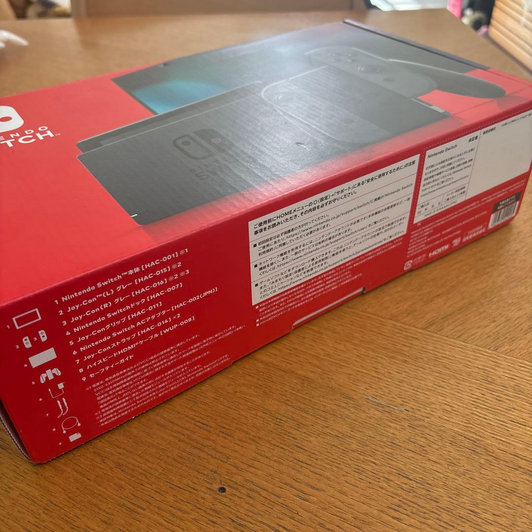 【新品未使用】Nintendo Switch グレー 本体