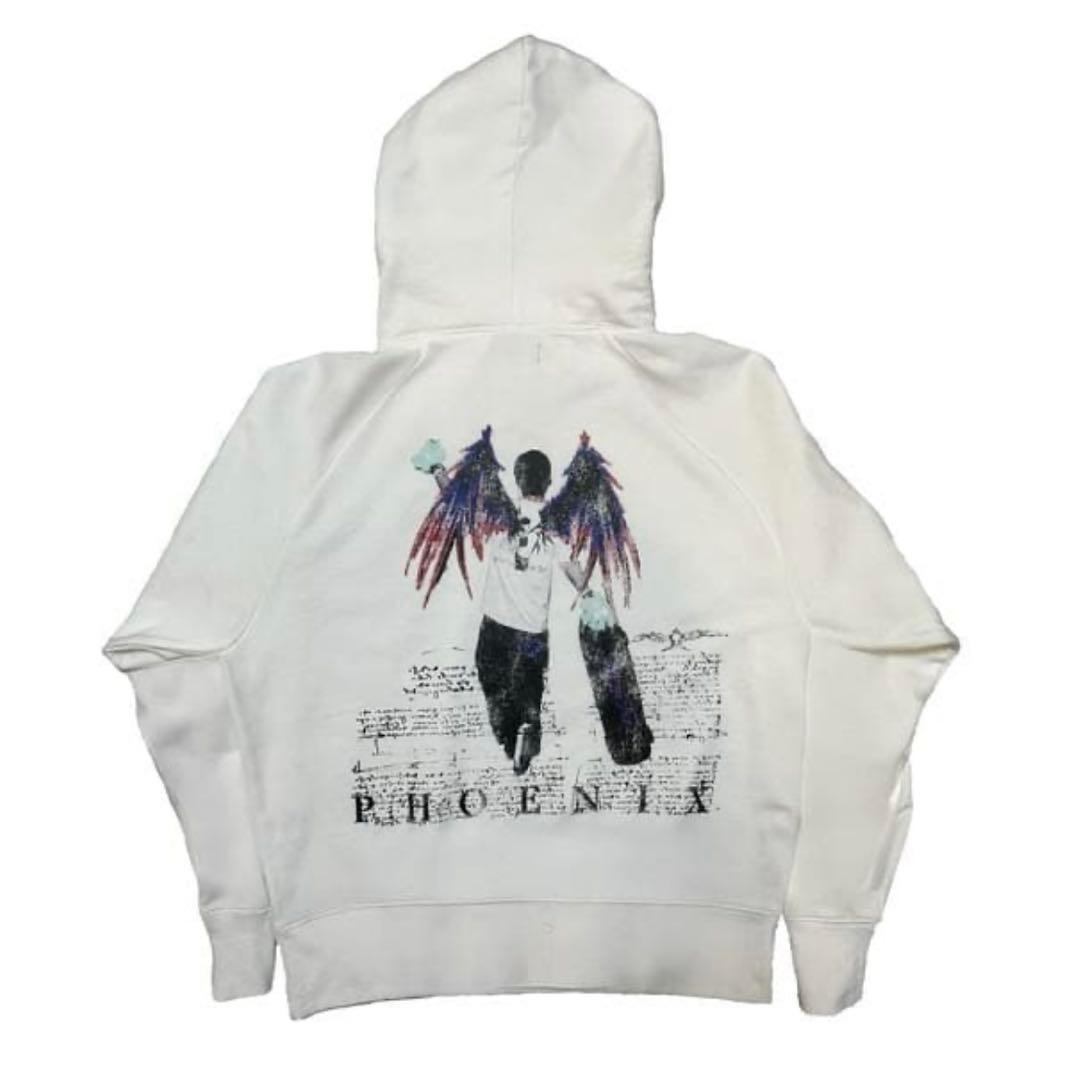 BECOMETREE×TAKUYA∞ PHOENIX Hoodie ホワイト2