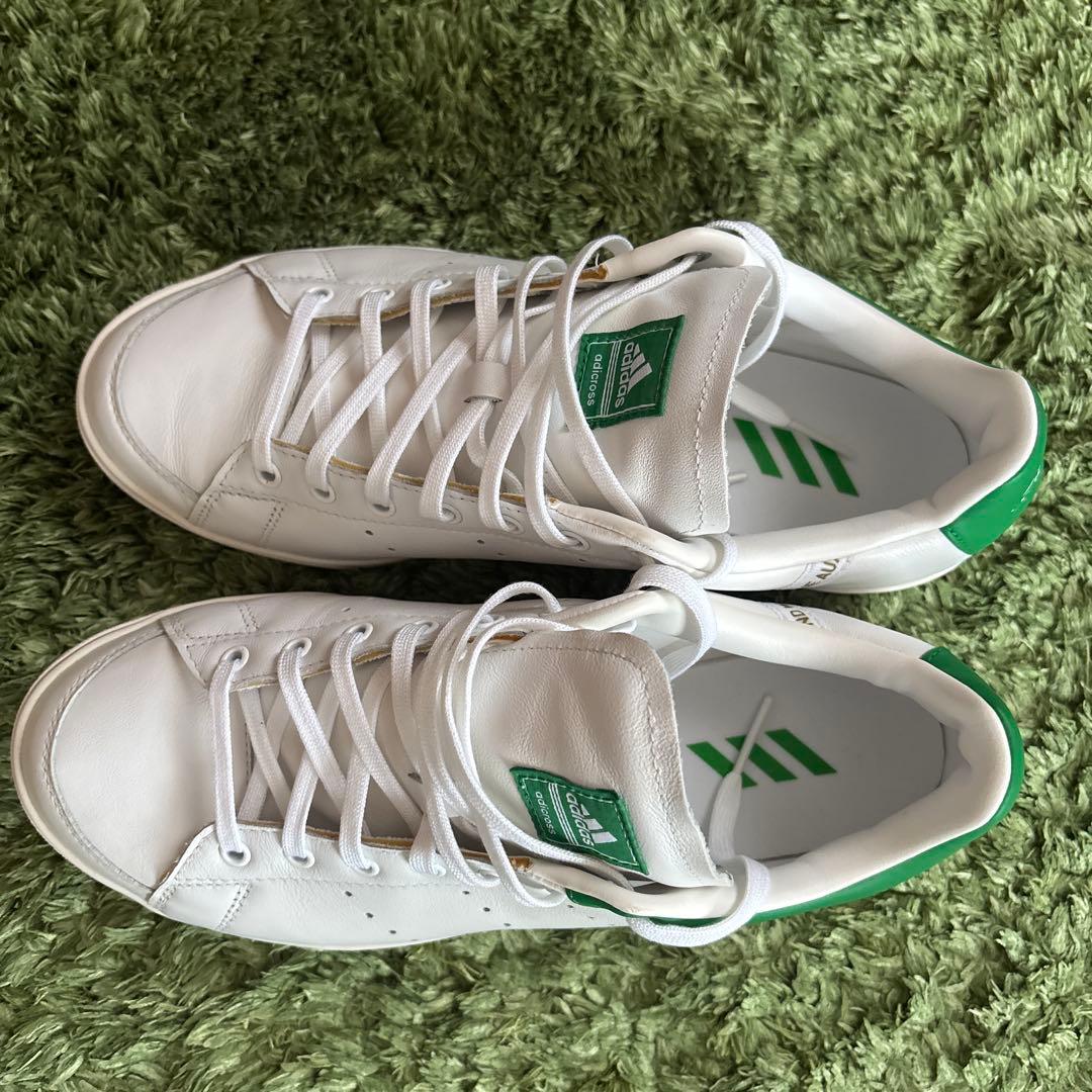 adidas ゴルフシューズ　ホワイト グリーン スニーカー