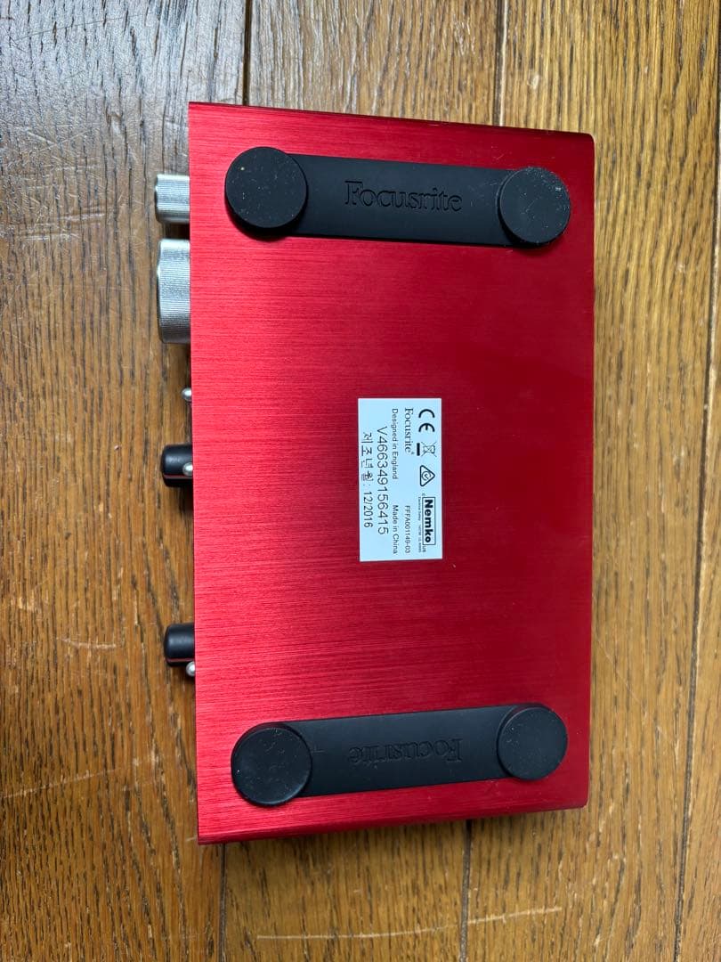 【美品】Focusrite Scarlett 2i2 オーディオインターフェース