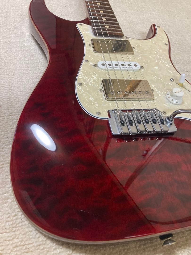 RY Guitar ディンキーストラト パーフェロー1Pネック キルトトップ