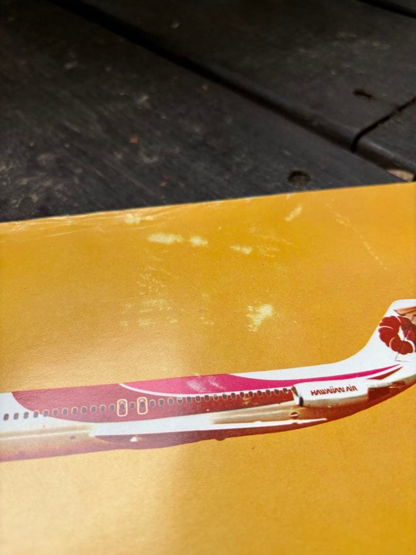 Hawaiian Air アートマップ ビンテージポスター