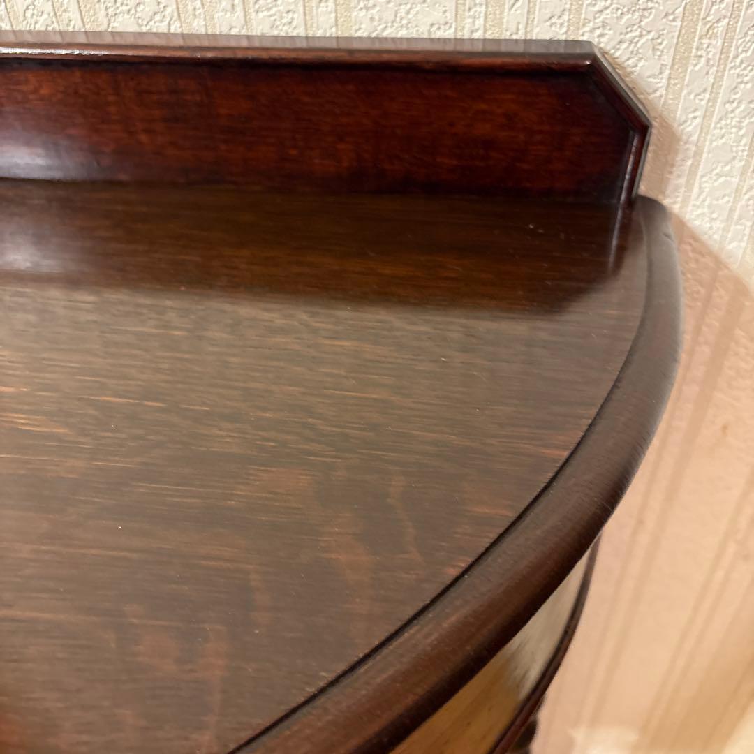 美品！良品イギリス アンティーク家具コンソールテーブル花台ダークブラウン 英国製