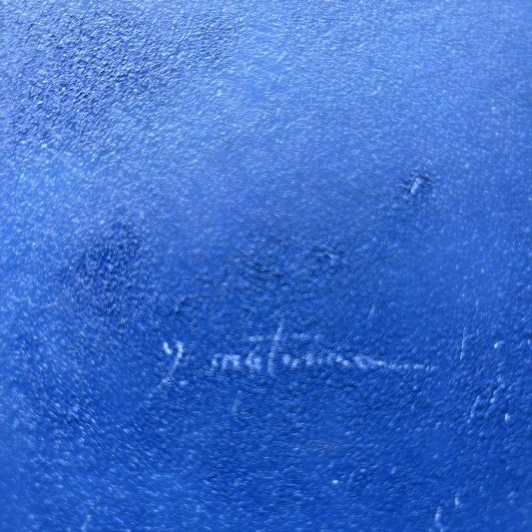 松浦敬文 水辺の城 油彩 F10号 風景画 白馬 絵画 額付き