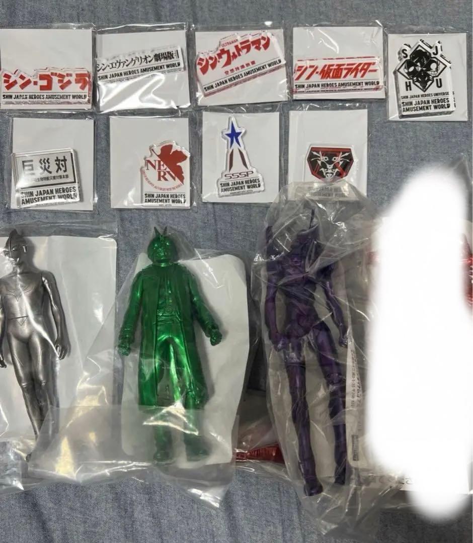 シン仮面ライダー　シンジャパンヒーローズ　ソフビ　セミコンプ　ゴジラ　エヴァ