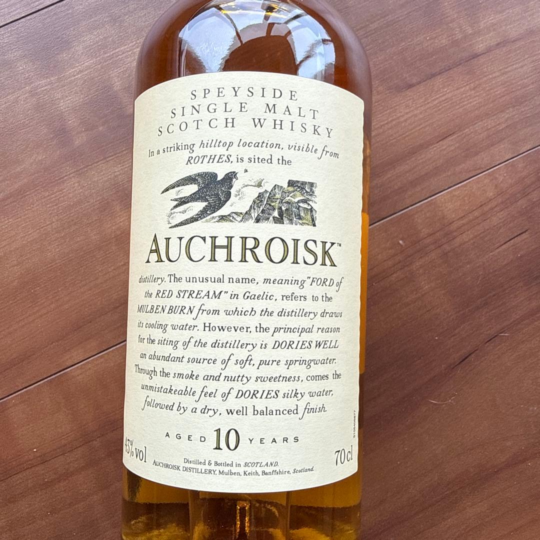 【新品未開封】オスロスク10年 Auchroiskスコッチウイスキー 700ml