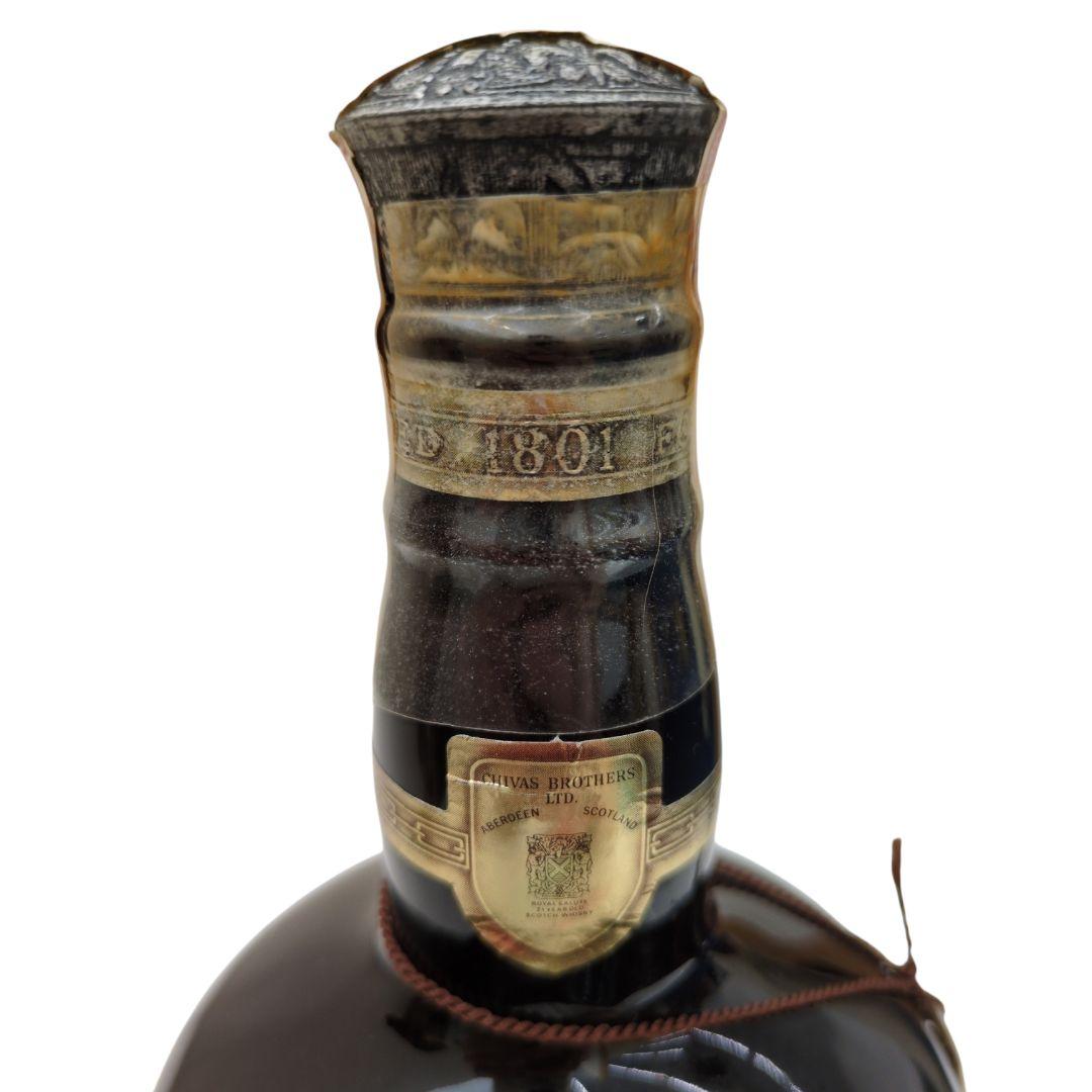 [未開栓]  SALUTE ロイヤルサルート 21年 茶 陶器ボトル