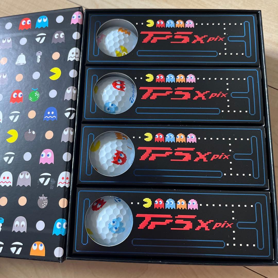 TAYLORMADE TP5X pix PAC-MANデザイン 12個入り