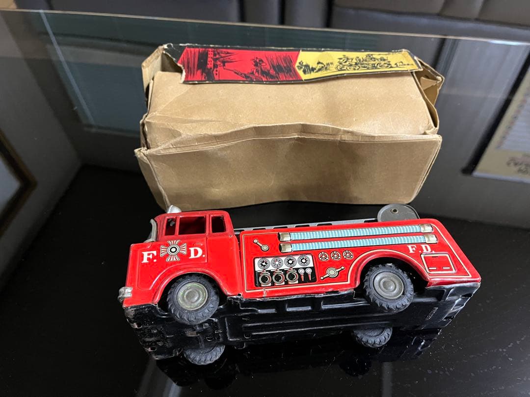 F.D. Jeep Fire Engine 赤 ジープ はしご車
