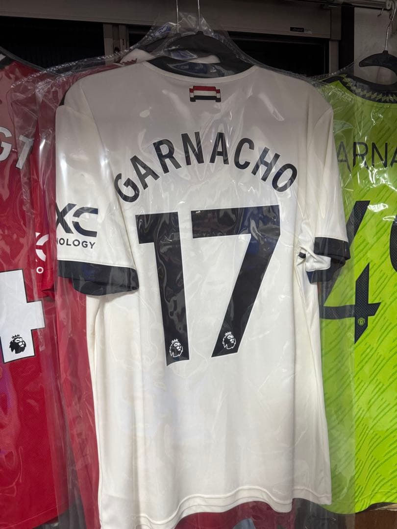 マンチェスターユナイテッド　ガルナチョ24-25 3rd ユニフォーム　タグ付き
