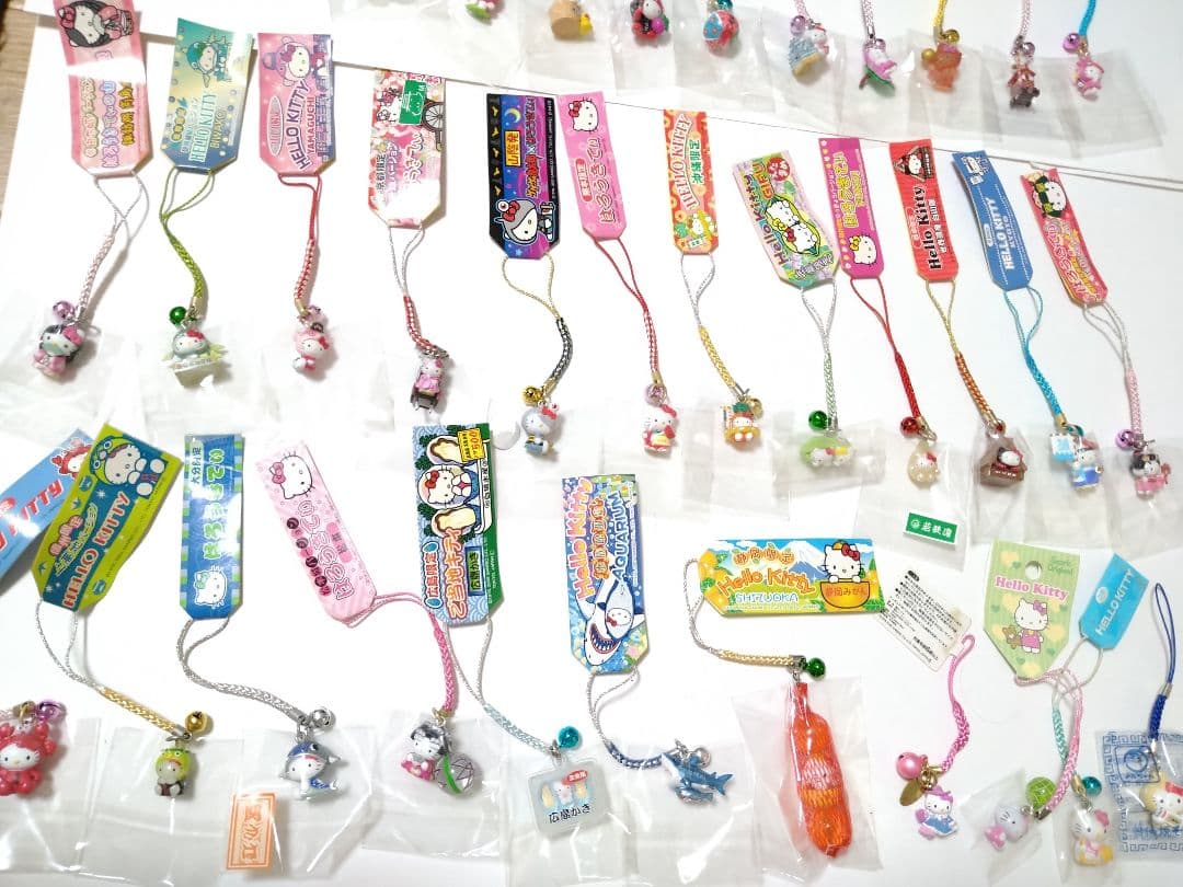 ご当地ハローキティ　根付　チャーム　HelloKitty　レア　まとめ売り