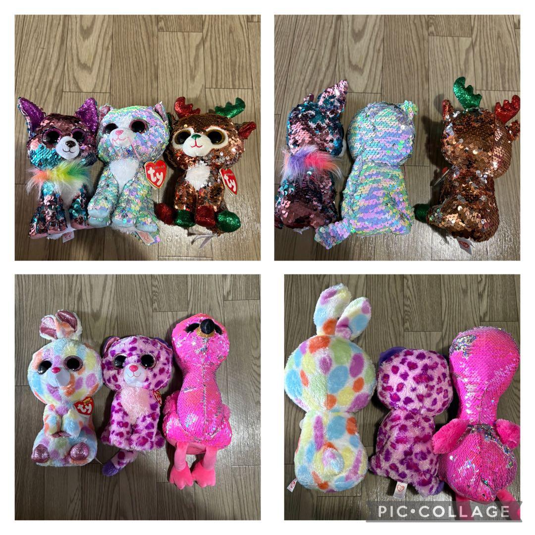 Ty ぬいぐるみセット まとめ売り 缶バッジ ショップバッグ ポーチ フィギュア