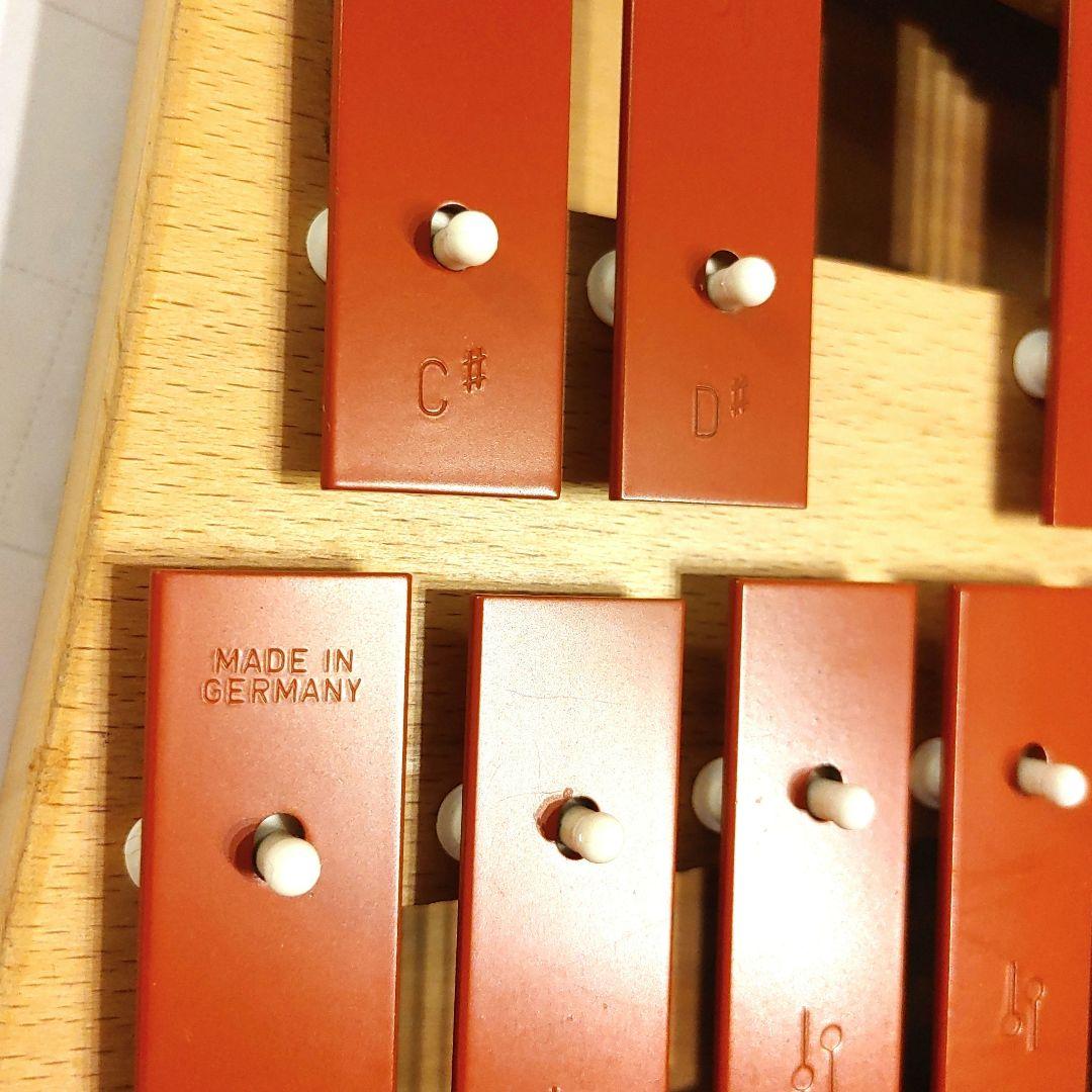 SONORゾノア社グロッケンシュピールNG-30 19音 楽器知育玩具 鉄琴2段