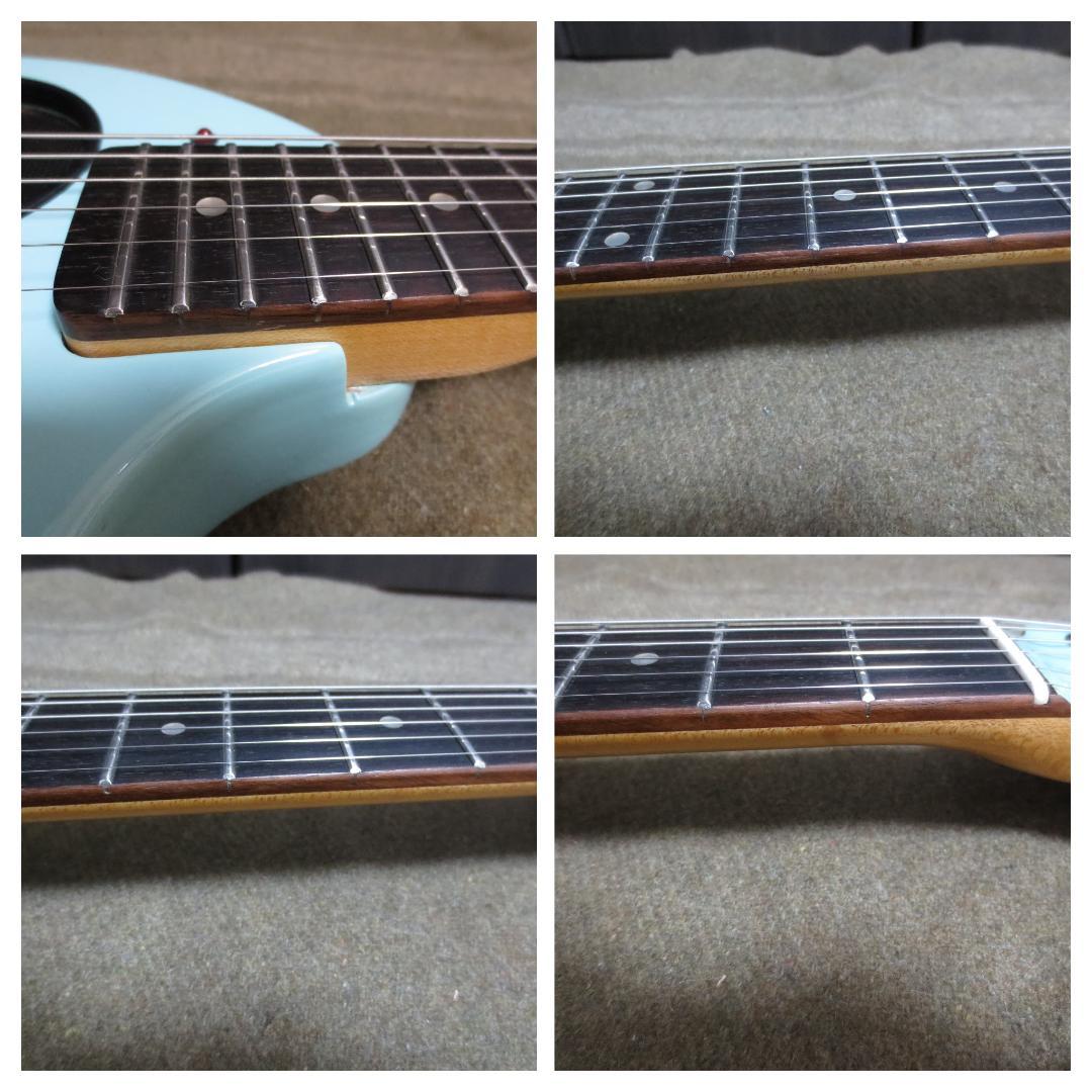 【整備済】フェルナンデス ZO-3ギター ブルー　ケース付き