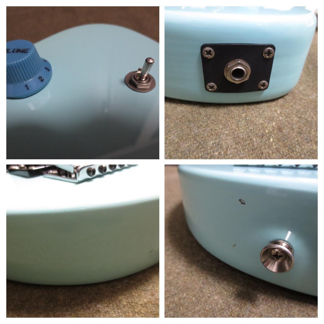 【整備済】フェルナンデス ZO-3ギター ブルー　ケース付き