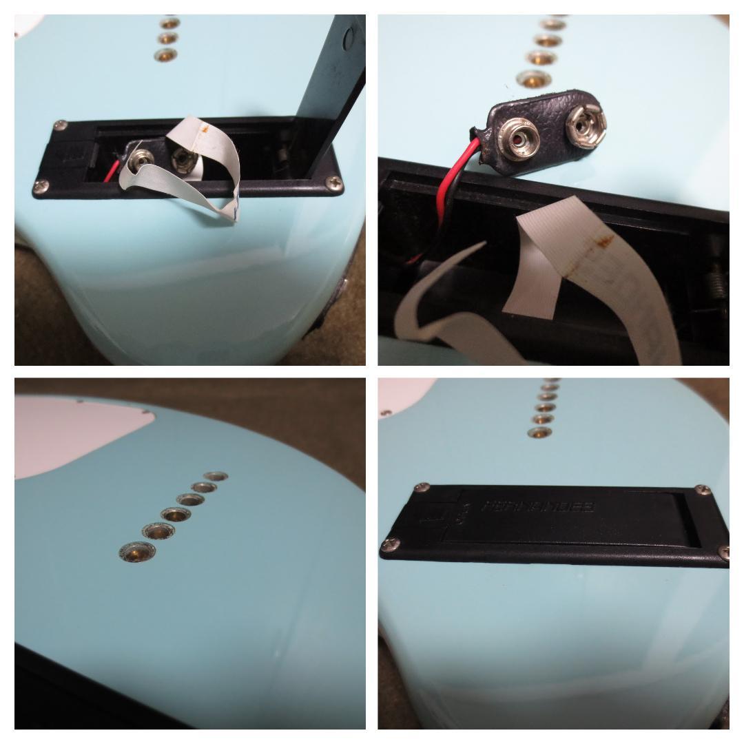 【整備済】フェルナンデス ZO-3ギター ブルー　ケース付き