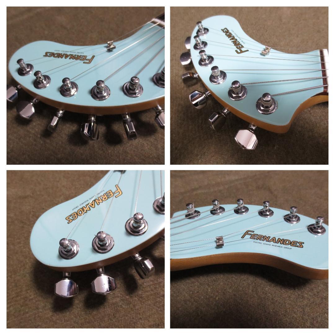 【整備済】フェルナンデス ZO-3ギター ブルー　ケース付き