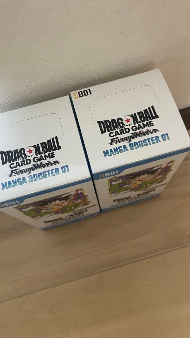 【テープ付き未開封】ドラゴンボールカード　MANGA BOOSTER 01 2箱