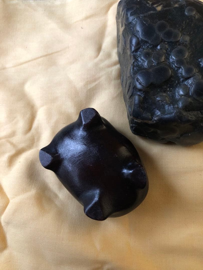 梅花石　木箱入　鑑賞石