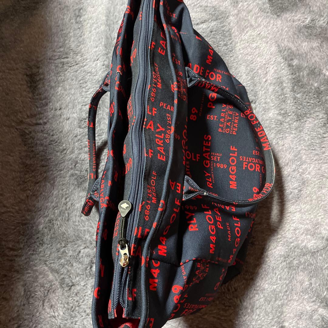 PEARLY GATES ゴルフロッカーバッグ ネイビー/レッド
