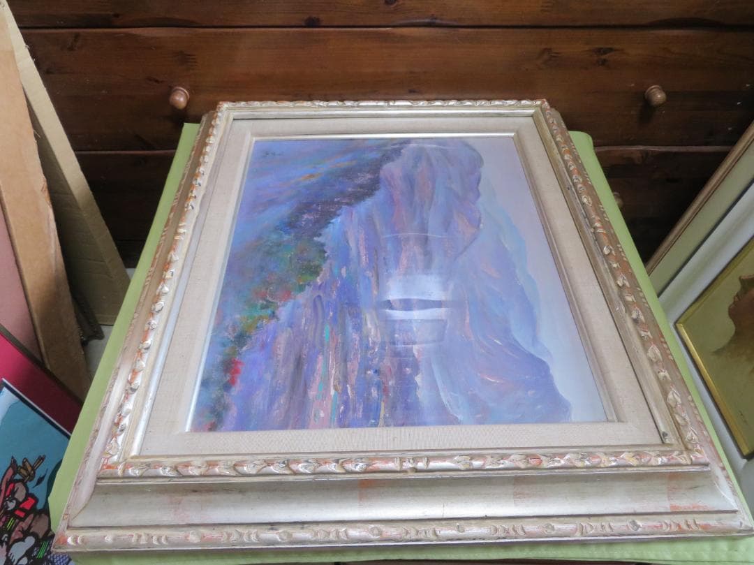 ◆金子太郎　「丹沢」　油彩　F8号　新制作協会会友　新作家賞　幻の画家　水上勉◆