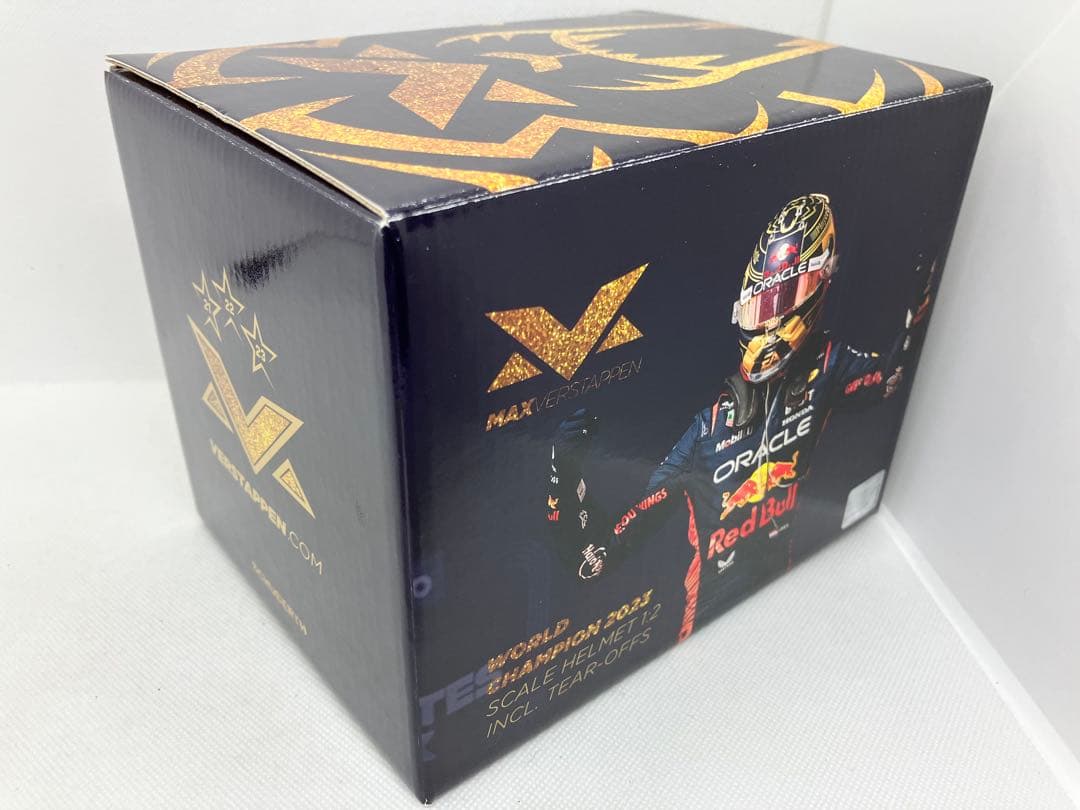 ★1/2 ヘルメット★M.フェルスタッペン★2023 F1ワールドチャンピオン★