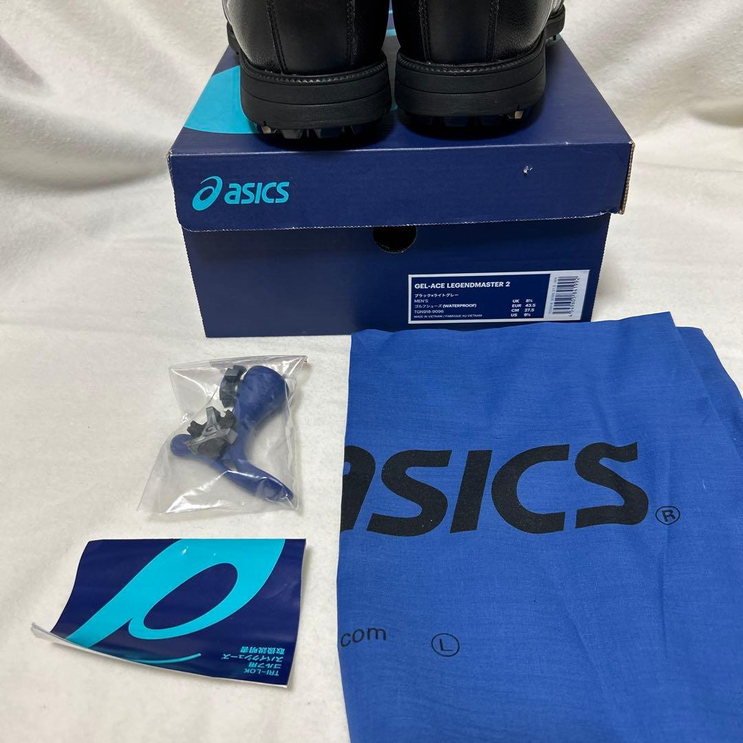 ASICS メンズ　ゴルフシューズ 黒GEL-ACE LEGENDMASTER2