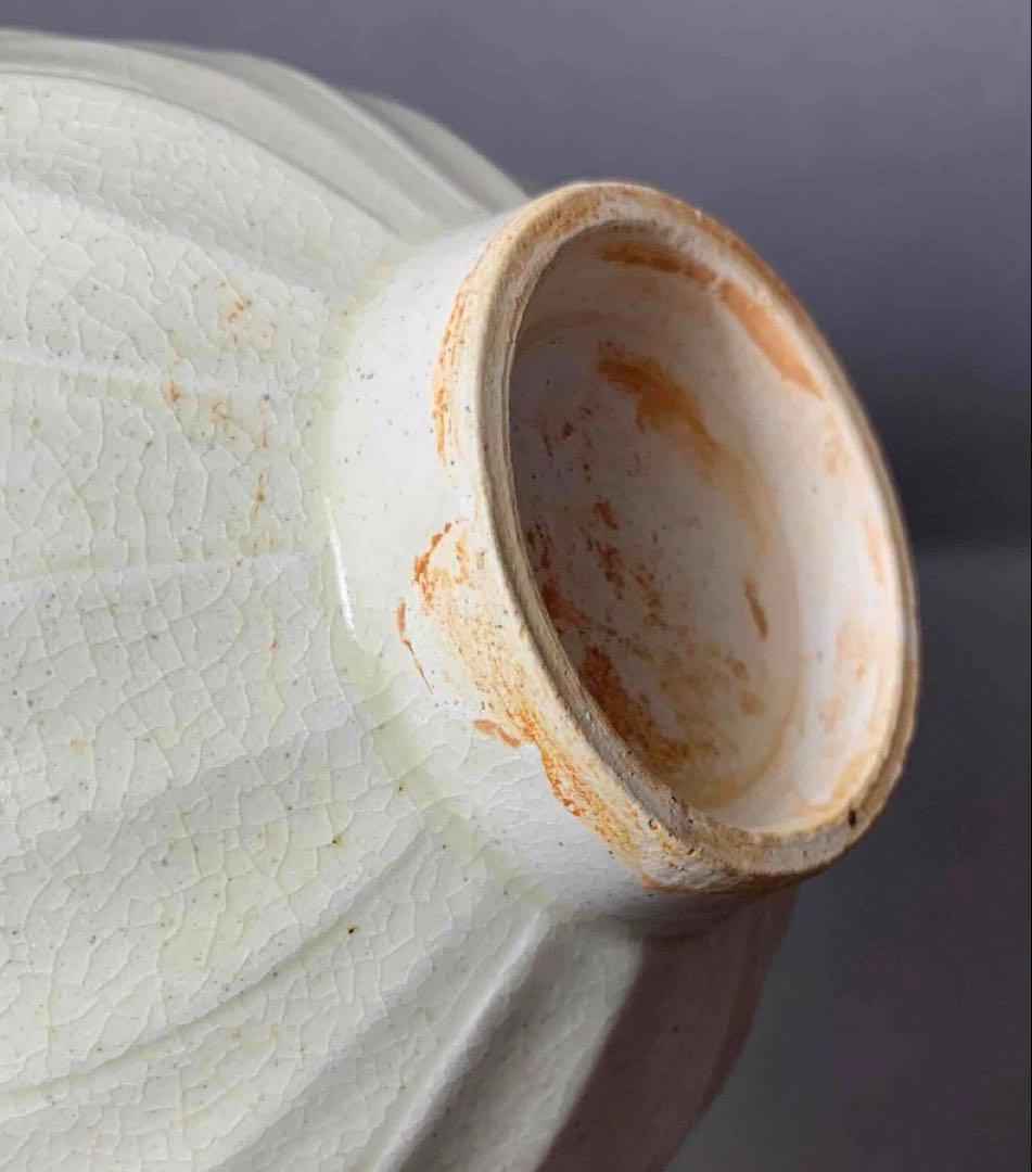 中国 無地蓮弁碗　f2250220