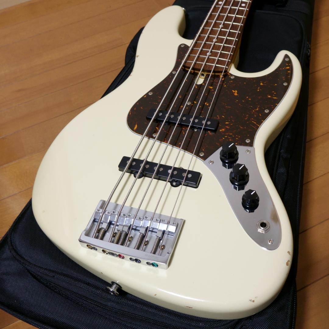 レア仕様！ Momose MJB1-STD/NJ 5st Relic 5弦ベース