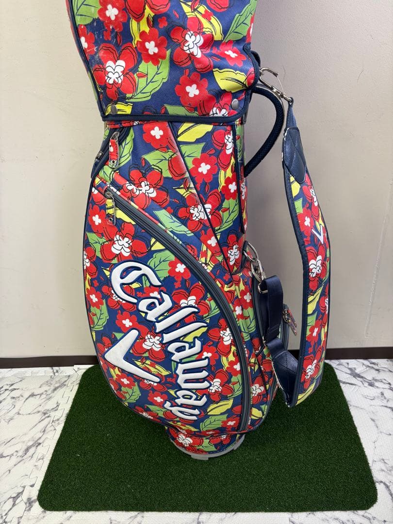 Callaway キャディバッグ 花柄 高級感 デザイン性◎ おしゃれ