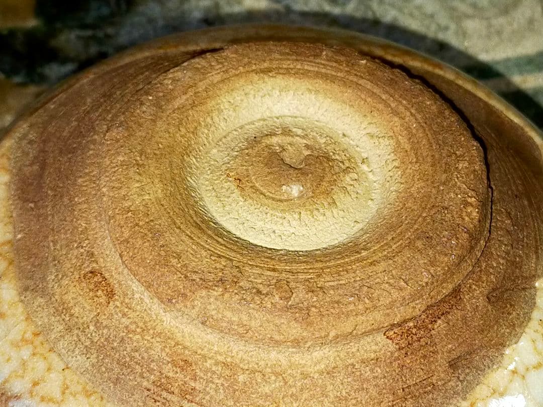 ♥志野♥　茶碗　♥よく使い込まれている　♥美濃焼　骨董　古玩