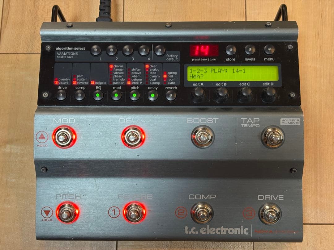 TC Electronic NOVA SYSTEM ＆LIMITED プリセット