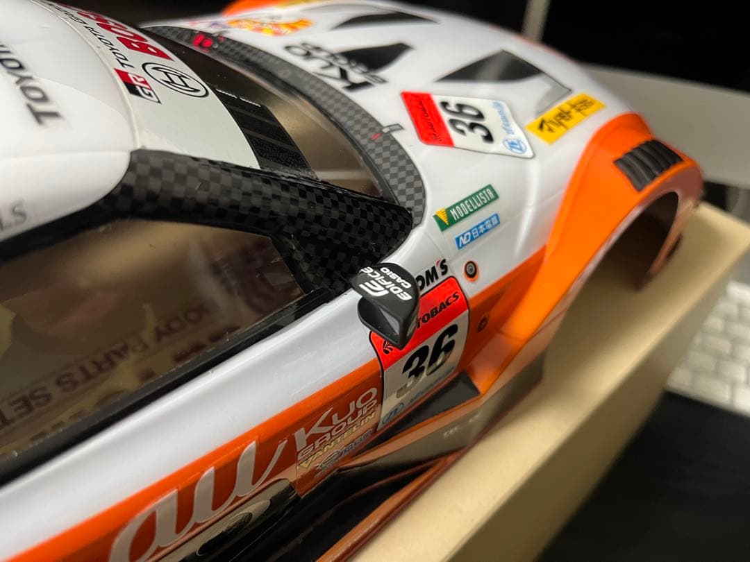 タミヤ 1/10 RC au TOM'S GR Supra スペアボディ