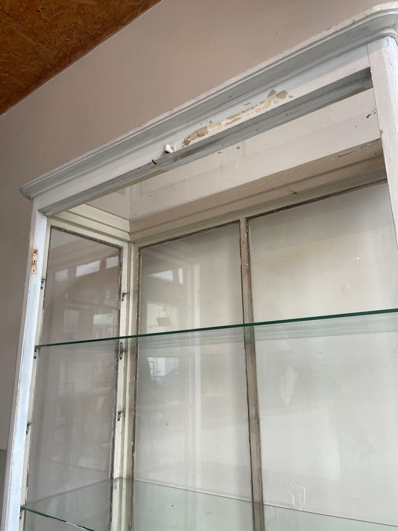 【アンティーク】ケビント　医療棚　ビンテージ　ショーケース　イギリス　フランス