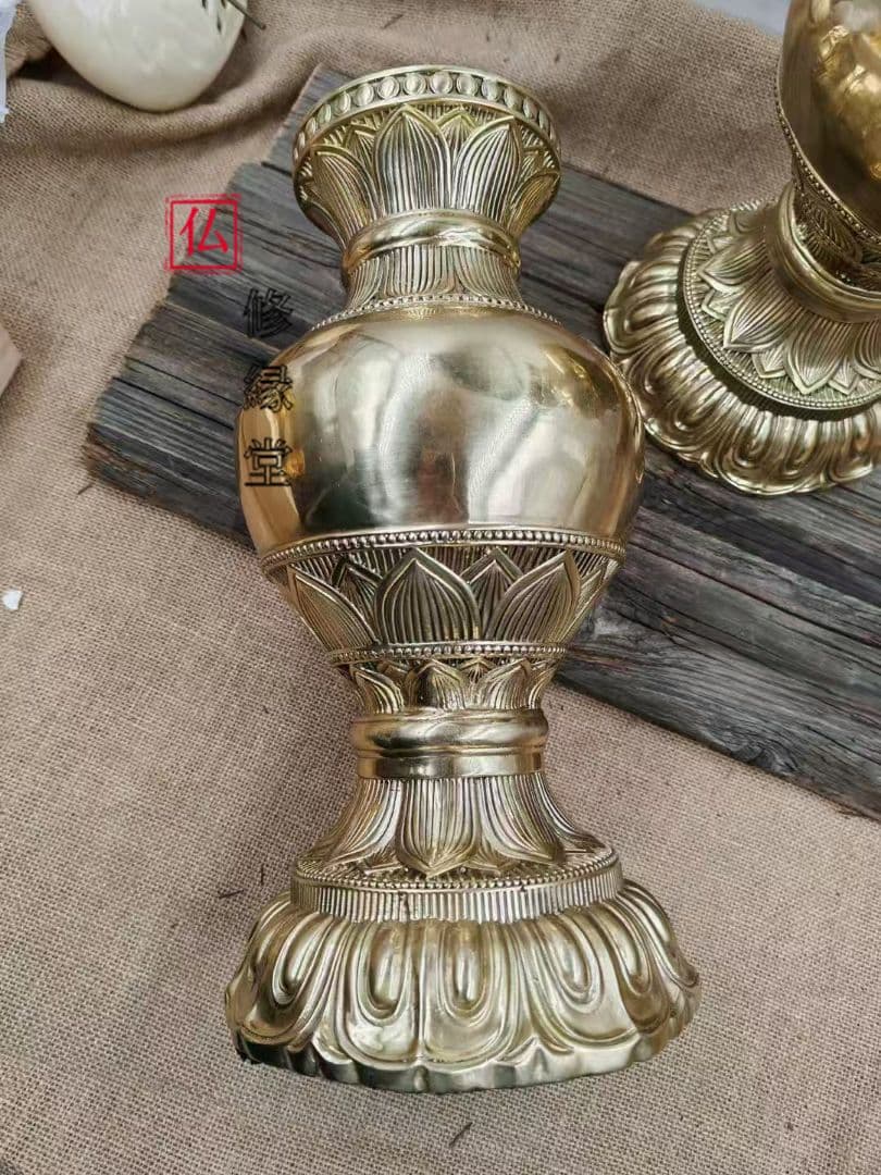 【修縁堂】密教法具 真言宗 法器 花瓶 仏教法具 寺院用仏具