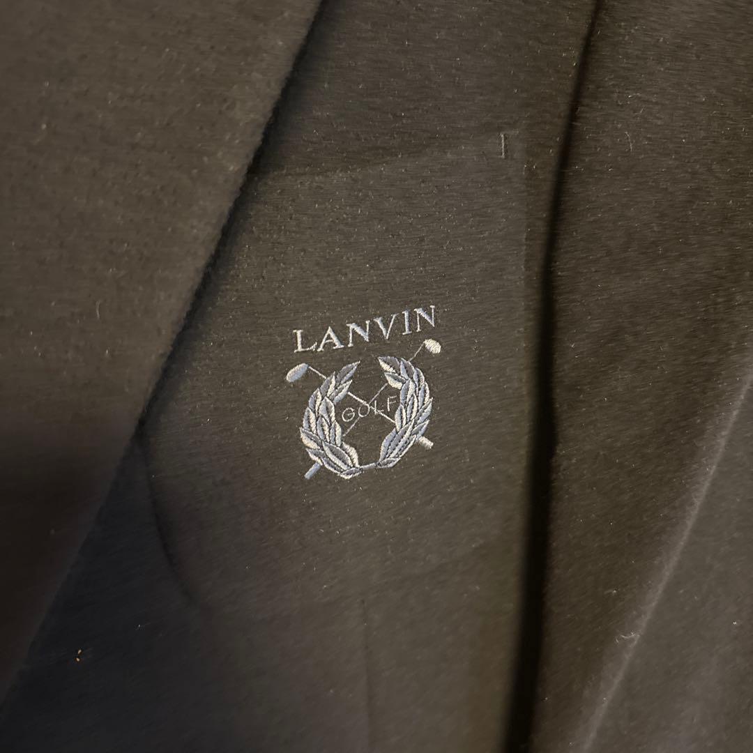 LANVIN GOLF アンゴラ混ジャケット　ブラック